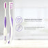 Sensation Expert Toothbrush with Care Cap, Removes Plaque and Surface Stains, Ergonomic Rubber Handle, Soft Bristles, Ideal for Adults, 8 Count (P...