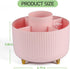 Pencil Holder for Desk, 360 Degree Rotating Desk Organizer Pen Holder, Spinning Makeup Brush Holder, 5 Slots Pencil Cup for School, Office, Home, ...