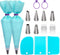 Piping Bags and Tips Set, Reusable Piping Bags, Frosting Piping Kit for Baking with Pastry Bags and Tips, Standard Converters, Silicone Rings, Cak...