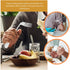 LALAFINA 1 Set of Adaptive Utensils Angled Fork and Spoon Stainless Steel Elderly Left Handed Anti Shake Eating Utensils Self-feeding Learning Ben...