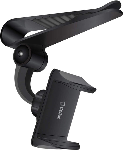 Sun Visor Phone Mount, Car Phone Holder for Car, Cradle Clip Compatible to Apple iPhones, Samsung Galaxy, Motorola Moto, Google Pixel Smartphones...