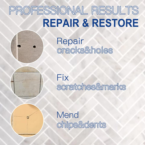 Porcelain Repair Kit, Sink & Tub Repair Kit(Ivory White), Quickly Fix Porcelain Sink Chips, Cracks, Holes and Scratchs - Super Strong Adhesion, fo...