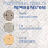 Porcelain Repair Kit, Sink & Tub Repair Kit(Ivory White), Quickly Fix Porcelain Sink Chips, Cracks, Holes and Scratchs - Super Strong Adhesion, fo...