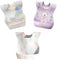 30 PCS Disposable Baby Bibs, Portable Infant Feeding Toddler Bibs, Adjustable Bibsters Bibs for Drool Leakproof, Breathable Bear Travel Baby Bibs ...