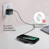 Wireless Charger, Magnetic Charging Pad Compatible with Samsung Galaxy S21 S20 S10 S9 S8, Note 10 Note 9, AirPods 2/3/Pro, and Other Qi-Certified ...