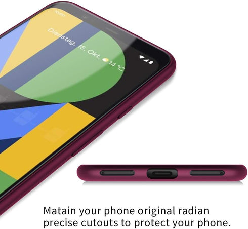 X-level Google Pixel 4XL Case, Soft TPU Matte Finish Mobile Phone Case Ultra-Thin Slim Fit Protective Cell Phone Back Cover for Google Pixel 4XL-W...