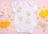 60 Pieces Baby Shower Stencils for Painting Cute Onesie Stencil Reusabl Painting Stencils, Small Animals Stencils Template for Onesies Bodysuit Ba...