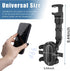 Car Rearview Mirror Phone Holder, 360 Degree Adjustable Multifuctional Auto Rear View Mirror Phone Mount, Universal Vehicle Phone Holder for All M...