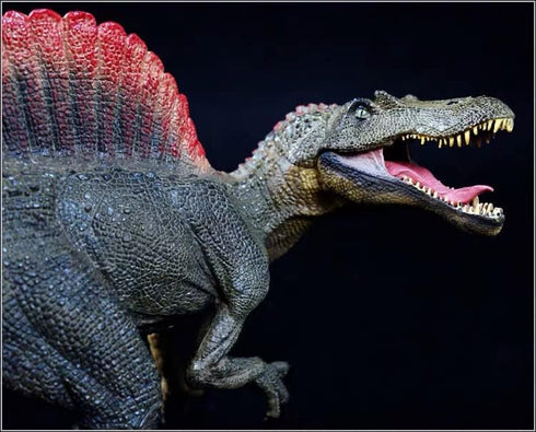 Spinosaurus Dinosaur Toy, Spinosaurus Toy with Moveable Jaw, Spin Dino Toy Action Figure for Kids Birthday Cake Topper, Home Decoration or Dinos F...