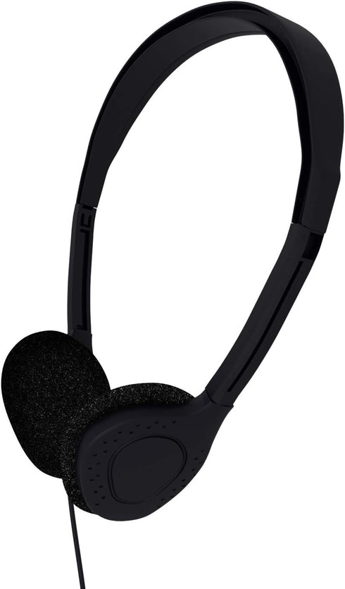 Maeline On-Ear Headphones with 3.5 mm Headphone Plug - 1 Pack - Black......