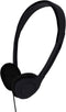 Maeline On-Ear Headphones with 3.5 mm Headphone Plug - 1 Pack - Black......