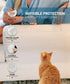 CLAWGUARD Marine Grade Furniture Shields The Ultimate Clear Cat Scratch Pads to Protect & Cover Couch/Sofa/Chair/Upholstery, Crystal Clear 5.5" x ...