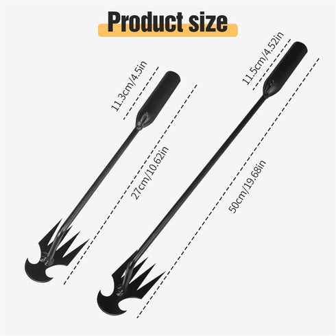 Dritnow Weeding Tool,Uprooting Weeding Tool,Weeding Artifact Uprooting Weeding Tool,Hand Weeder Tool Garden Weeding Tools Weed Puller,4 Prong Gard...