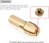 TOMALL Brass Collet Mini Electric Grinder Quick Change Drill Chuck Bit Sets 0.5-3.2mm (1/64 Inch to 1/8 Inch) Shank Diameter 4.3mm / 0.17'' for Ro...