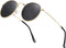 Htms Small Round Polarized Sunglasses Retro Men Women Mirrored Lens Metal Frame Circle Sun Glasses Shades...