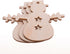 Christmas Wooden Crafts Hanging Ornaments Christmas Tree Decoration Unfinished Wood Cutouts for DIY Blank Slices to Paint (10PCs Snowman Style)...
