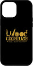 iPhone 12 Pro Max Contractor Gift Woodworking Tools Wood Worker Humor Handyman Case...