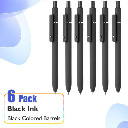 Black Gel Pens, 0.5mm Black Ink Pens for Journaling, Cool Construction Accessories Gifts for Dad Father Boyfriend, Birthday Gifts for Men, Him, Hu...