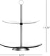Chef Buddy Dessert Tower, 2-Tier Round Glass Display Stand...