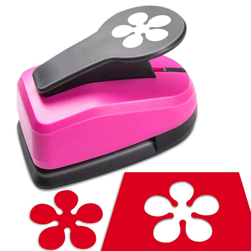Paper Punch, Flower Hole Punch, 2 inch Flower Punch, Flower Lever Action Craft Punch, Flower Punches for Paper Crafts, Flower Paper Punch, Hole Pu...