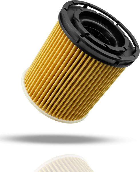 4Pcs Engine Oil Filter with Seals Fit for Hyundai Accent Elantra Kona Santa Sonata Venue Kia K5 Rio 2020-2022 Replace 26350-2M000...