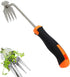Weeding Artifact Uprooting Tool,Garden Weed Removal Tool Stainless Steel Weed Puller Tool with Rubber Handle,Hand Weed Pulling Tool for Vegetable ...