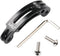 HSU Aluminum Alloy Curved Extension Arm (3”) Metal Pole Mount Helmet Stick Extension Arm Mount for Hero 12/11/10/9/8/7/6 Black, DJI Osmo Action 4/...