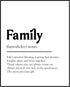 Posterizer 1 pcs-family definition wall poster-Artistic Word Art-Typography Art-Gift for Men Women Entrepreneur Teens - Gift for Moms-Living Room ...