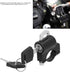 Ejoyous Helmet Lock, Universal Metal Motorcycle Safety Lock Helmet Lock Motorbike Parts with 2 Keys for 0.9?1.1in Handlebar of Motorcycles...