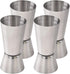 Newk Double Jigger for Bartending, 1/2 & 1 Oz(15 & 30 ML) Stainless Steel Cocktail Measuring Jigger (Set of 4)...