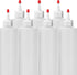 7-pack Plastic Squeeze Bottles for Sauces - 16oz Condiment Squeeze Bottles for Liquids - BPA Free Squirt Bottle with Cap - Ketchup, Syrup, Oil, Dr...
