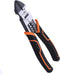 8 inch Wire Cutters, 4-in-1 High Leverage Wire Diagonal Cutting Pliers with Wire Stripper Crimper, Heavy Duty Side-Cutting Pliers, Multi-function ...