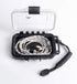 OKCSC IP68 Waterproof Portable Protective Hard Case Headsets Earphones Cables Adapter Box 3mm PE Shockproof lining All Weather for Running Camping...