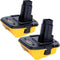 2 Pack DCA1820 Adapter Replacement for DEWALT 18v to 20v Adapter, Compatible with Dewalt 20V Max Battery DCB203 to 18V XRP NiCad NiMh Battery DC90...