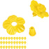 30 sets Hummingbird Feeders Replacement Flowers Bird Accessories Bird Feeder Replacement Parts for Hummingbird Feeder Hanging Feeder(yellow)...