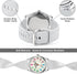 SIBOSUN Womens Watch Women's Wrist Watches Ladies Watches for Small Wrists Fashion Slim Small Watches for Women Silicone Simple Thin Waterproof RI...