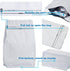 50 Count 8 Ounce Matt White Aluminum Foil Coffee Bags, Stand Up/Flat Bottom Side Gusset Coffee Pouches with Air Release Valve and Reusable Side Zi...