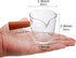 Double Spouts Measuring Cup with Wooden Handle Heat-Resistant Espresso Shot Glasses 3.5oz Mini Sauce Pitcher for Milk Coffee Tea Wine Cocktail...