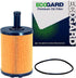 ECOGARD X11578 Premium Cartridge Engine Oil Filter for Conventional Oil Fits Alfa Romeo Giulia 2017-2019, Stelvio 2018-2018...