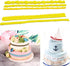 Rope & Leaf Strip Cake Border Molds Silicone Cupcake Fondant Cake Decorating Tools Candy Chocolate Gumpaste Moulds Pack of 2...
