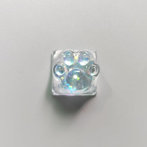 Cat Claw Keycap Backlight Keycap Cute Resin Keycap ESC Keycap Replacement for Cherry MX Switch Mechanical Keyboard DIY Decoration (Transparent)...