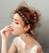 Bienvenu Women's Girl's Starfish Handband Gold Crystal Jewelry Crown Bridal Wedding Hair Accessories,Gold...