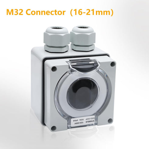 STARELO 3 pcs Metric Box Connectors,Two M25 connectors?13-18mm? and one M32 Connector?18-25mm? for STARELO Boxes....