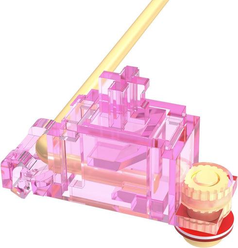 ZugGear DUROCK V2 Screw-in Stabilizers, Miami Vice Pink PCB Mount Stabilizers Mechanical Pink Keyboard Stabilizers V2 (Miami Vice Pink MVP 60/87 K...