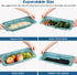 Collapsible Colander Kitchen Extendable Strainer Fruits Vegetables Noodle Pasta Food Drain Basket Space-Saver Portable Drainer Over Sink (1, 3#Gre...