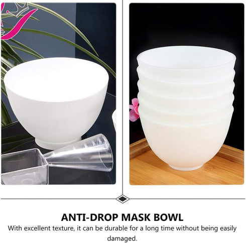EXCEART Face Mask Mixing Bowl 3Pcs Silicone Facial Mask Mixing Bowls DIY Facemask Mixing Mask Other Skincare Product Mixing Bowls...