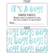 50 Blue Watercolor It’s A Boy Diaper Raffle Tickets - Boy Baby Shower Game...