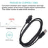 SUC-C2 USB Charging Cable Data Transfer Cord Replacement for Samsung Digital Camera NV3 NV5 NV7 I5 I6 I7 I70 NV20 L70 L73 L74 L730 L830 L83T U-CA5...
