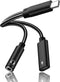 Samsung Galaxy S24 Headphone Adapter, 2 in 1 USB C to 3.5mm Audio Adapter & 60W Fast Charging Dongle Compatible with Pixel 7Pro/6/6Pro/5/4XL, Gala...