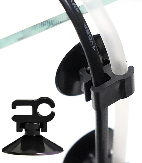 20Pcs Aquarium Suction Cup Clip for Fish Tank Oxygen Tube Hose Pump Power Cord Buckle Wire Finisher Suction Cups Aquarium Accessories...